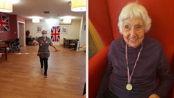 Forfar care home hosts Olympic games